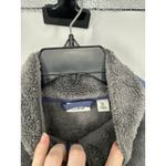 LL Bean Hi Pile Pullover Jacket Sweatshirt Fuzzy Sherpa Snap Up Womens XL Petite Gray Size undefined Photo 2