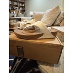 FitFlop  Women's Lulu Leather Toe-Post Thong Sandals White Size 11‎ Resort Photo 2