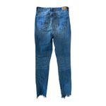American Eagle Highest Rise Jegging Women’s 8 Distressed Skinny Jeans Frayed Hem Photo 2