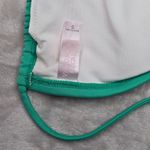 Victoria's Secret  Green Bikini Halter Padded Top String Tie Swimwear Small Photo 2