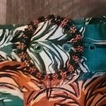 Nicole Miller  LINEN TROPICAL HAWAIIAN PRINT SIZE L Photo 2