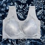 Source Unknown NWOT! Sexy Front Closure Lace Deep V-Neck Plus Size Wirefree Push Up Bra Photo 4