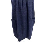 Anna Sui Anna‎ Sui Swing Mod Dress Tweed Boucle Knit Short Sleeve Purple Black Size 12 Photo 3