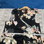 City Chic Floral Wrap Maxi Dress Hi Low Size M/18 Photo 10