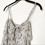 American Eagle Floral Print Cut Out Side Tank Size Medium Photo 1