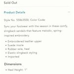 Anthropologie  Emily Slingback Sandals Photo 6