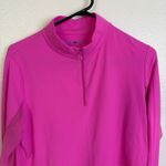 Ibkul Womens Long Sleeve Shirt Large Pink 1/4 Zip Golf Hiking Mesh UPF UV Golf Photo 1