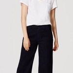 Ann Taylor  Loft crop wide leg jeans Photo 0