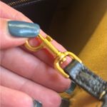 Tory Burch Authentic LEATHER Logo stiches Lg Tote Photo 6