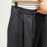 Reformation mason linen pant black high rise drapey wide leg trouser 8Petite NWT Photo 6