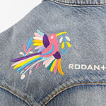 Imogene and Willie x Rodan + Fields Denim Western Embroidered Vest Size Small Photo 13