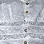 Twine & String NWT-dainty lace/ruffle top Photo 3