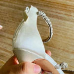 Anthropologie  BHLDN Badgley Mischka Yasmine Ankle Strap Sandals Size 7 NWOT $245 Photo 7