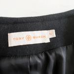 Tory Burch Peggy Calf Half Trimmed Wool Blend Jacket Black Women's Size 12 Photo 6