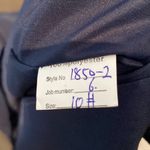 Women’s Blue Chiffon Lace Appliqué Sleeveless Dress with Matching Jacket Size 10 Blue Photo 8