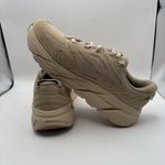 Hoka  One Clifton L Suede Unisex Men's 9.5 Women's 10.5 Brown Beige Running Shoes Photo 5