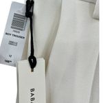 Aritzia  Babaton‎ 1-01 Giselle Boy Trouser Dress Pants White Cream Size 12 Photo 10