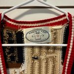 Vintage Eagles Eye 4th Of July / America Vintage Sweater Vest Size L Photo 4