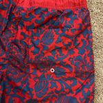 Men’s paisley red and blue swim trunks Multiple Size M Photo 2