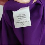 Rory Beca  Purple Silk Zip Up on the‎ back Top XS Photo 3