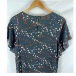 CAbi 3828 Muse Floral Print Dress Size Small Drop Waist Dress Photo 4