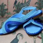 Talbots NEW Straw Keri Curved Raffia Women’s Luxury Casual Slides Sandals 9M Photo 0
