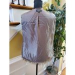 Rue 21  Faux Fur Lined Vest Jacket Pockets L/XL Brown Hook/Eye Closure Fluffy Photo 7