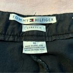 Tommy Hilfiger vintage Y2K black and gray velvet paisley bootcut pants size 10 Photo 2