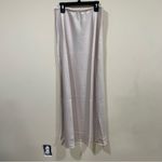 NWT Emprada Women's Long Satin Skirt Elastic Waist Champagne Silk A Photo 1