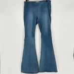 Free People  Penny Pull On Flare Jeans Womens 29 Boho Chic Retro Hippie Grunge Photo 1