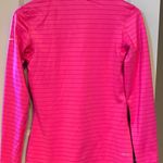 Nike Pro Womens Medium Pull Over 1/2 Zip Warm Fleece Pink Dri Fit Athletic Photo 3