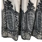 Ultra Pink  Black and White Smocked Mini Sundress Photo 4