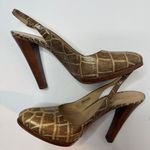 Bruno Magli Earth Tone Sling Back Pumps Size EU40 Photo 4