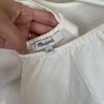 Madewell Linen Floral Eyelet Cream Crop Top (M) Photo 2