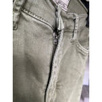 Free People  Distressed Skinny Jeans Olive Green Sz 27 Streetwear Indie Boho Arts Photo 8