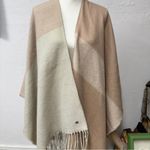 SOIA & KYO  Pink Plaid Scarf Wrap Fringe Boho Women’s OS Fall Winter Classic Photo 3