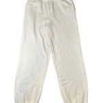 Zella Womens Medium Pull On High Rise Cream Jogger Sweatpants Elastic Photo 0