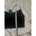 Wild Fable Cinched Front Velvet Tank Top Black NWT Photo 5