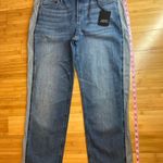 Simply Vera By Vera Wang Deven Jeans Straight Mid Rise Stretch Blue Women Sz 12 Photo 11