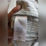 Chelsea28  Women's Light Gray Ruffle Plaid A Line Wrap Short Sleeved Dress Sz XS Photo 6