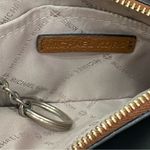 Michael Kors Adele Brown Leather Zip Up Key Ring ID Wallet 5” X 3.5” Photo 8