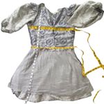 Love Shack Fancy Small Dress Cocktail Silk Retro Formal Mini Party Pearla $579 Photo 7