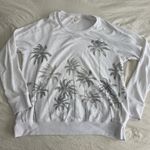 Sundry  Palm Tree Lightweight Crew Sweatshirt 3/L Photo 0