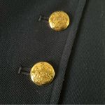 Ralph Lauren navy blue woven wool crest blazer classic jacket w/gold button sz 4 Photo 3