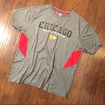 Chicago Blackhawks Jersey Tee Shirt NHL Women’s Gray Black Red Size XL Photo 8