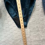 Vintage Andra Lingerie Velvet Bodysuit Mesh Teal Blue Womens Sz M Whimsigoth Blue Size M Photo 6