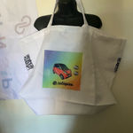 Custom Handmade Logo Tote Bag – Made to Order 22x15x8 Personalized Tote White Photo 2