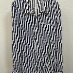 Volcom  Sheer Button Down Blouse Sz M Photo 1