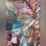 J. McLaughlin Bright Tropical Leaf Flower Print Top Orange Size M Photo 9