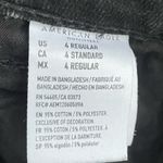 American Eagle Highest Rise Mom Jean Size 4 Black Distressed Photo 7